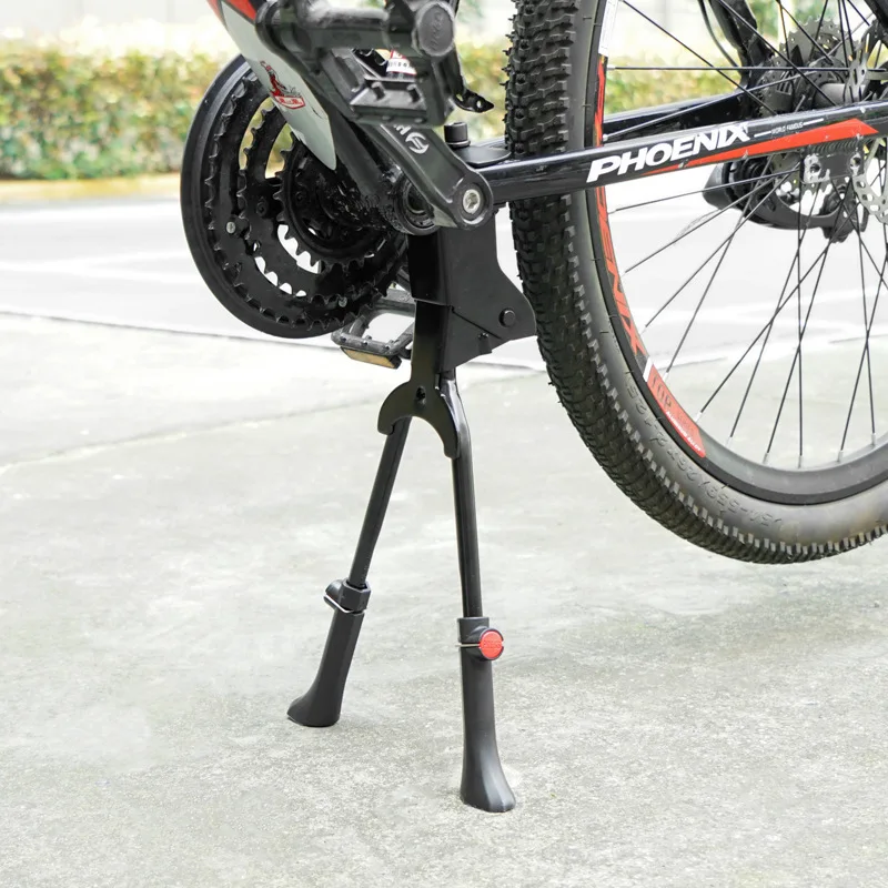 Bicycle Kickstand Bike Center Support Aluminium Alloy Ankle Brace Adjustable Parking Rack Side Ladder G987