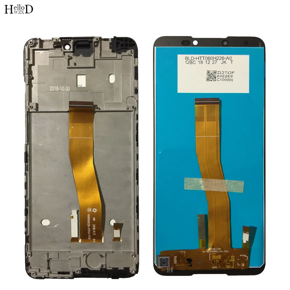 

Mobile LCD Display For Mobicel R6 Plus LCD Display Touch Screen Digitizer Assembly 100% Tested LCDs Sensor Frame Tools