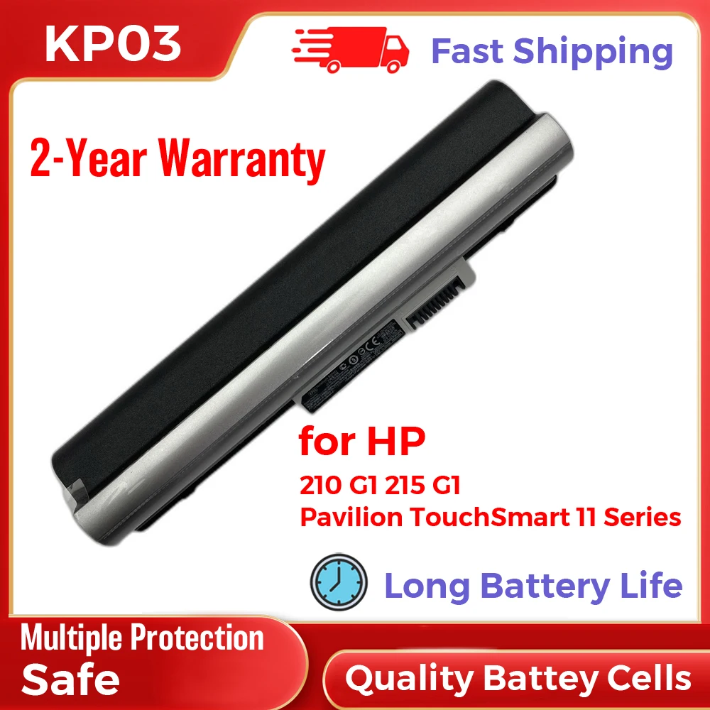 HP KP03 KP06 TPN-C112 Laptop Battery Replacement for 210 G1 215 G1 Pavilion TouchSmart 11 Series Long Battery Life Li-ion 40Wh