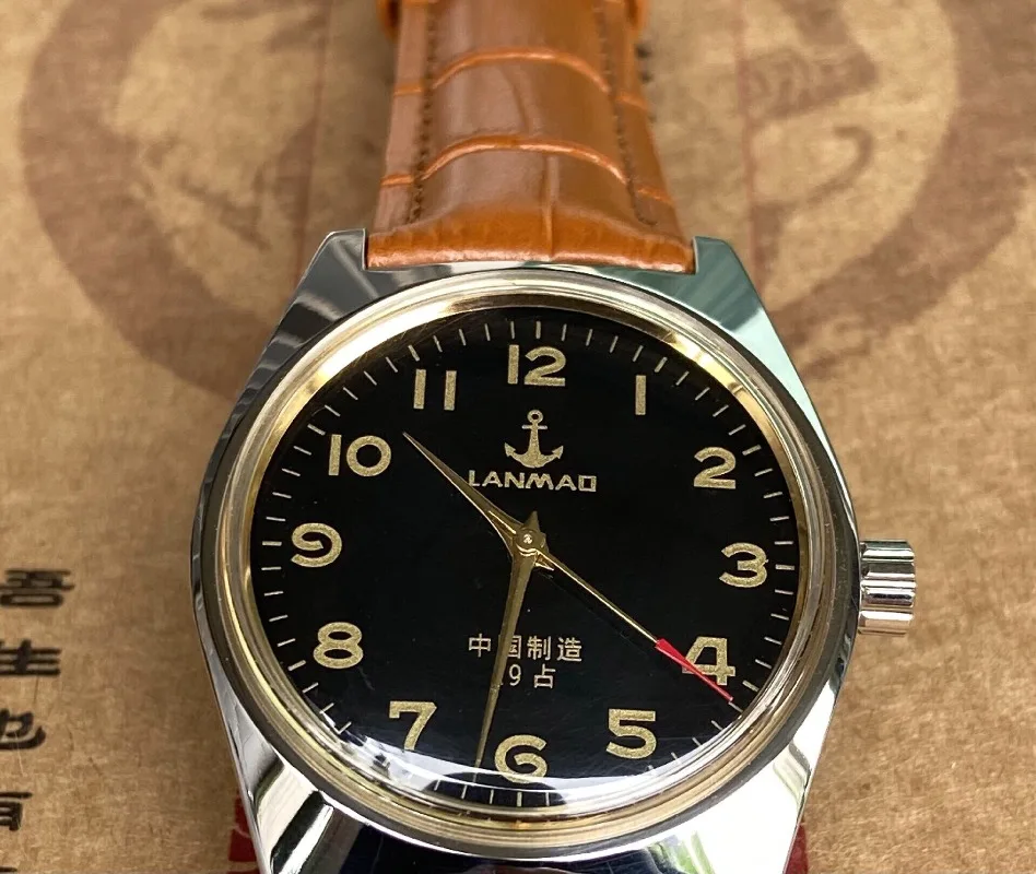 Domestic old-fashioned 7120 manual winding mechanical watch, accurate, stainless steel watch diameter about 36 brand new watch view 4