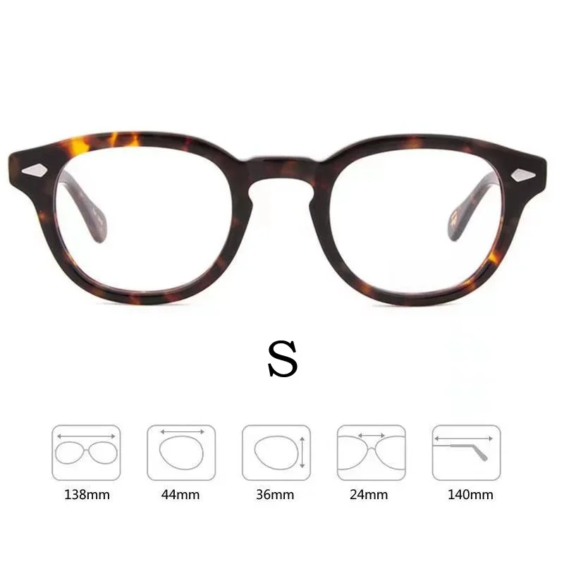OLLYMURS Ultra-light แฟชั่น High-end ยี่ห้อ Acetate แว่นตาผู้หญิง Retro รอบออพติคอลกรอบแว่นตาผู้ชาย Y1915