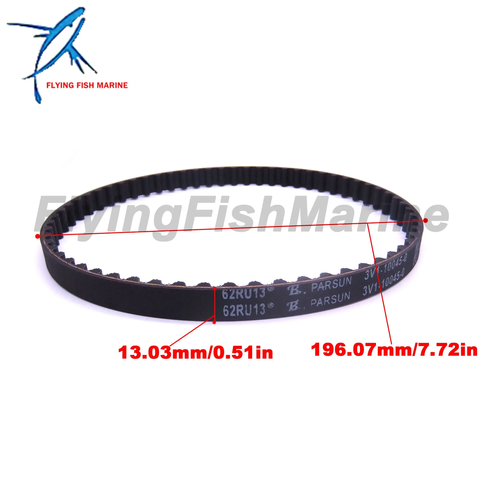 Outboard Engine F8-05000004 Timing Belt for Parsun HDX Boat Motor F6 F8 F9.8 4-Stroke