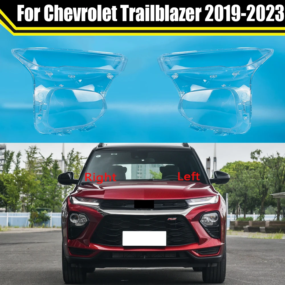 Car Lens Glass Light Lamp Headlamp Shell For Chevrolet Trailblazer 2019-2023 Transparent Lampshade Lampcover Headlight Cover