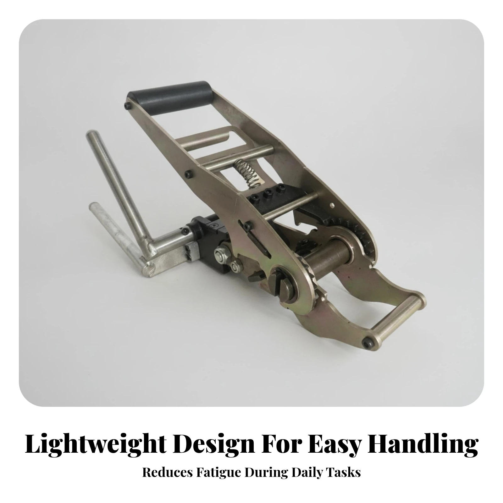 Picture 6: Compact Strap Tensioner Packing Equipment Easy to Use Manual Strap Tensioning Tool Woven Strapping Machine Heavy Duty