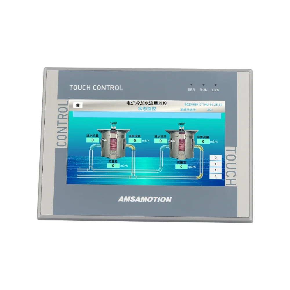 All-In-One Integrator Controller of HMI PLC Ethernet Port HM7A-32MRT HM7A-32MR Operate Panel Transistor Relay Analog PT100