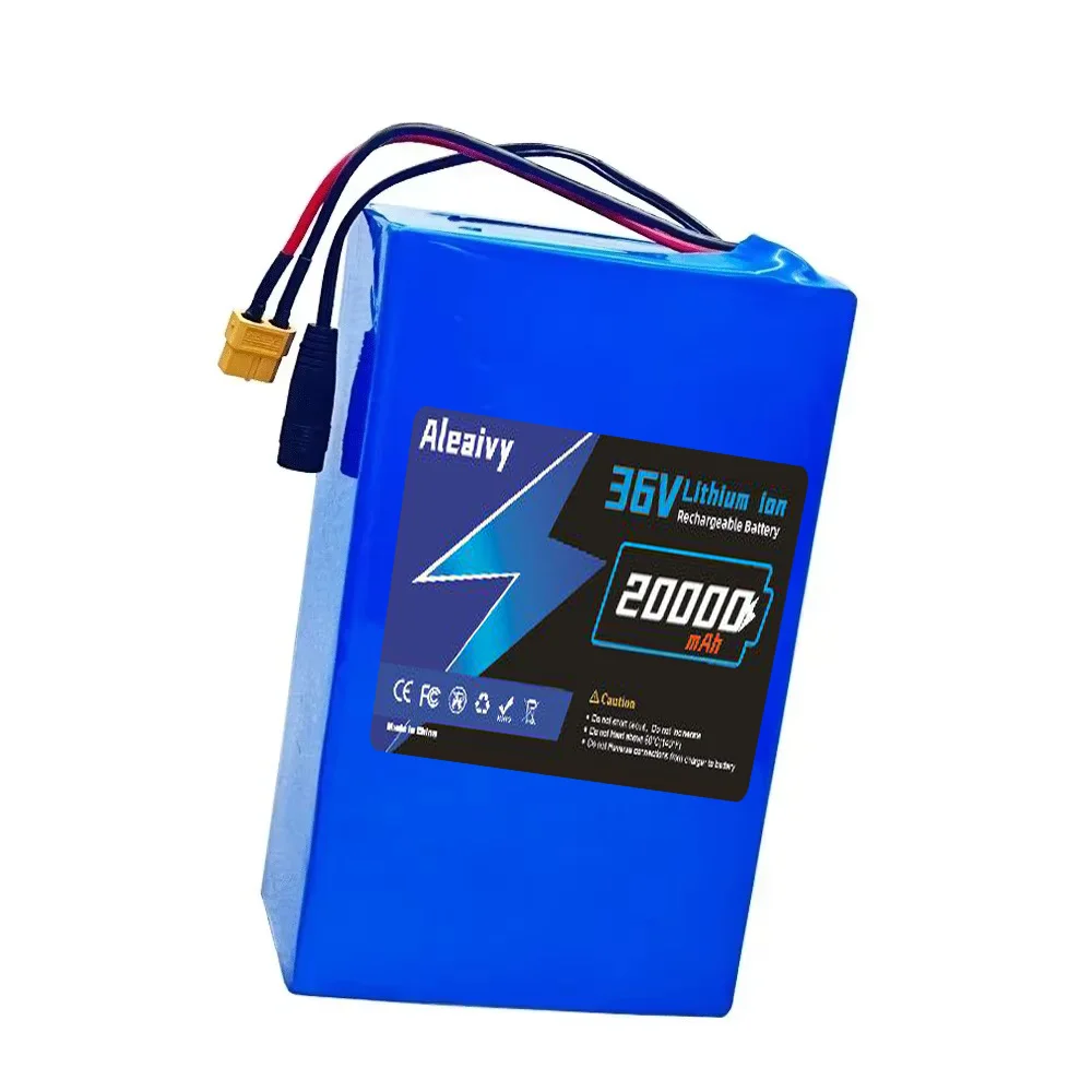 ultra-large capacity 36V 20Ah 10S6P  Li-ion Battery Pack for, High Power Rechargeable Battery with BMS for Long Distance Riding view 5