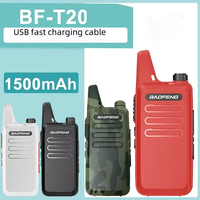 1/2PCS Baofeng BF-T20 Walkie Talkie Mini 5W USB Charging Portable Two Way Radios Upgrade Of BF-C9 KD-C1 For Hunting Kid’s Toy