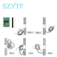 Load Cell 1KG 2KG 5KG 10KG 20KG HX711 AD Module Weight Sensor Electronic Scale Aluminum Alloy Weighing Pressure Sensor YZC-133