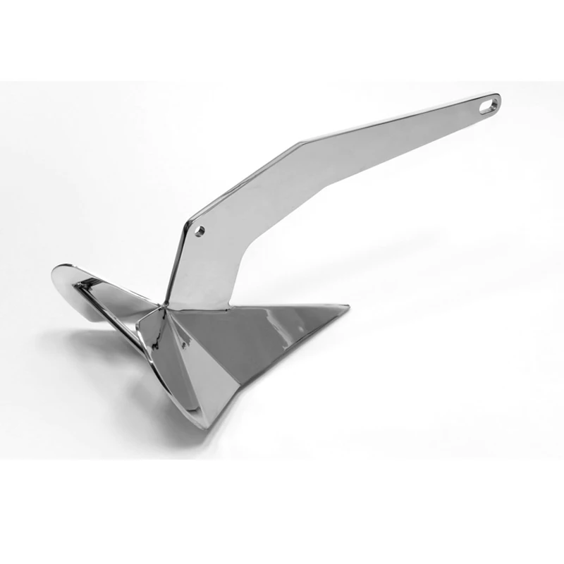 316 Stainless Steel 16.5lb 7.5kg Versatile Delta Style Anchor for Boats up to 35 ft