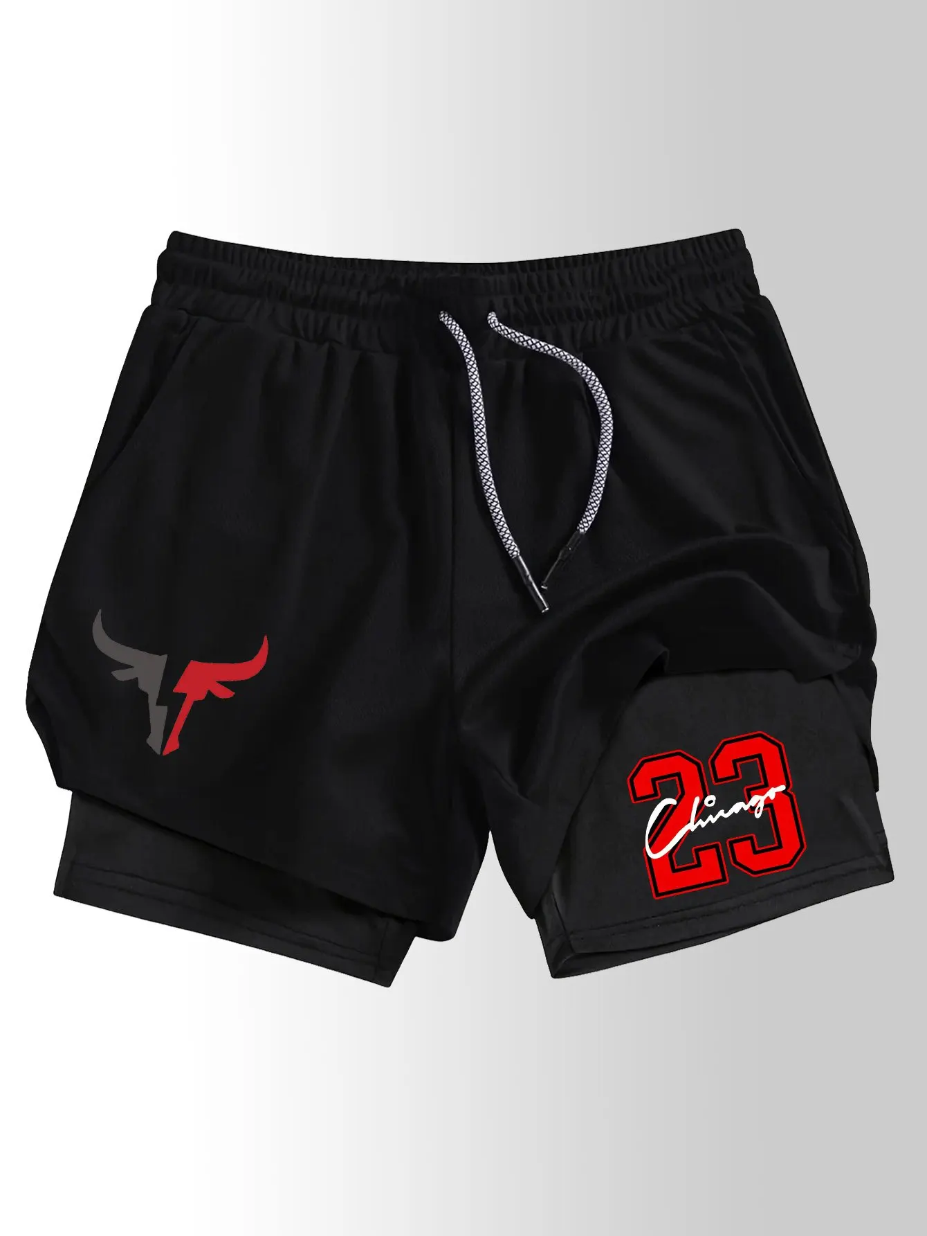 

Printed men's fitness double-layer short pants - men's underwear, sleepwear, Temu Temu mens shorts sweatpants pants men clothing
