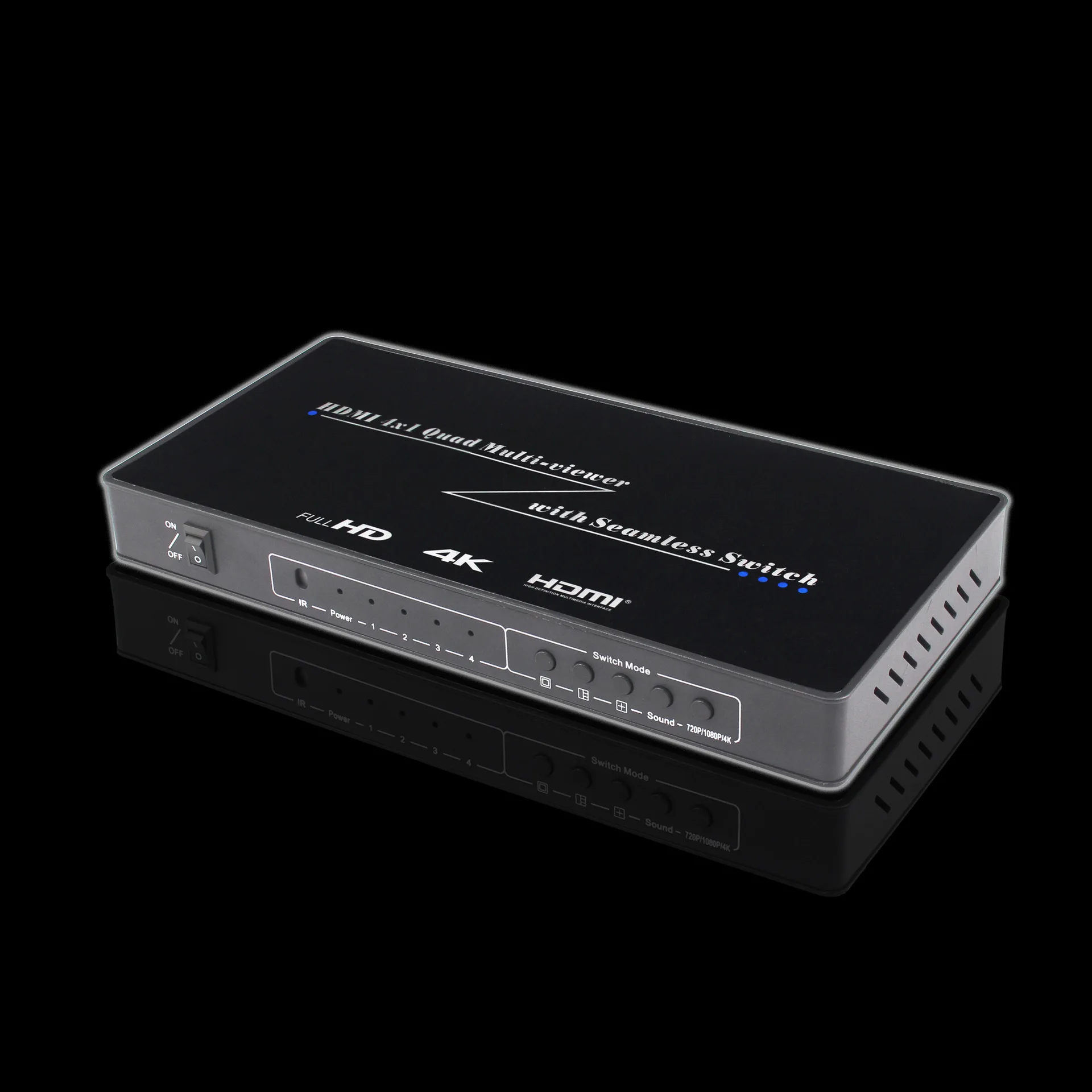 OEM 3D 4K Ultra HD HDMI Quad multi visor 4 em 1 saída HDMI switch 4 X 1 para projetor monitor DVD player