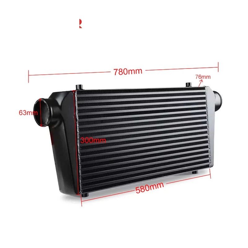 Universal Intercooler Piping Kits 600x300x76mm Inlet & Outlet 2.5