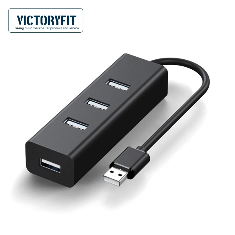 

4 Port USB 2.0 HUB Splitter for Desktop Laptop PC Computer Accessories 480Mbps High Speed Data Transmission for Mouse Keyboard