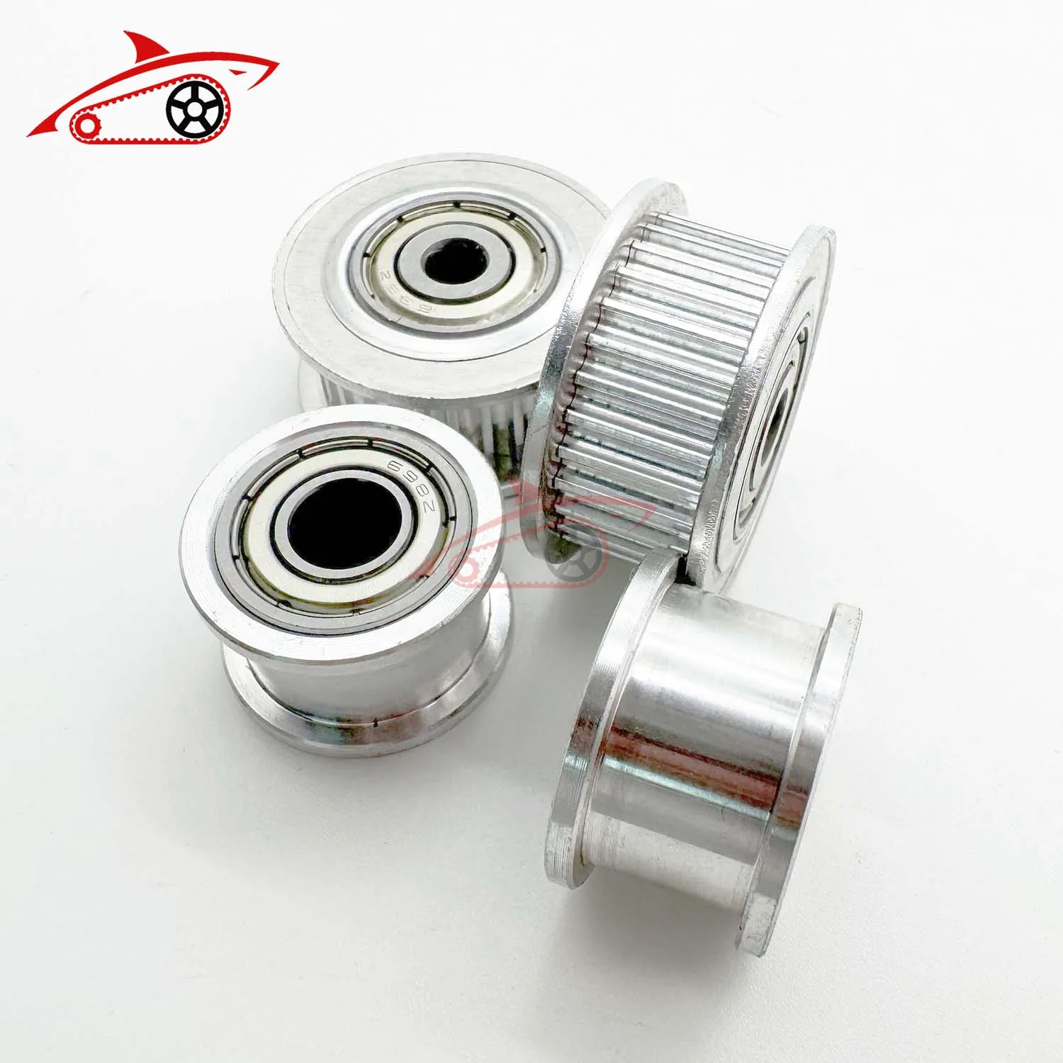 HTD 3M 20T 24T 25 Teeth Idler Timing Pulley Bore5~12mm Belt Width10/15/16mm Synchronous Wheel Idler Pulley 3D Printer 3M 20Teeth