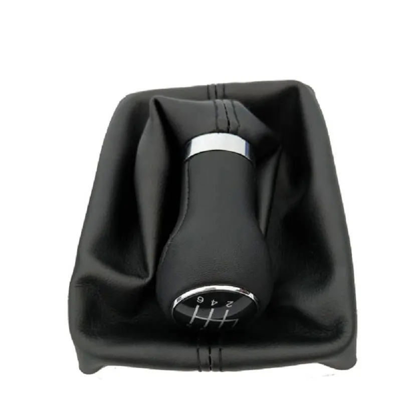 5 6 Speed Car Shift Gear Knob With Leather For Audi A6 A4 S4 B8 8K A5 8T 8F Q5 8R 2007-2015 C6 2004-2012