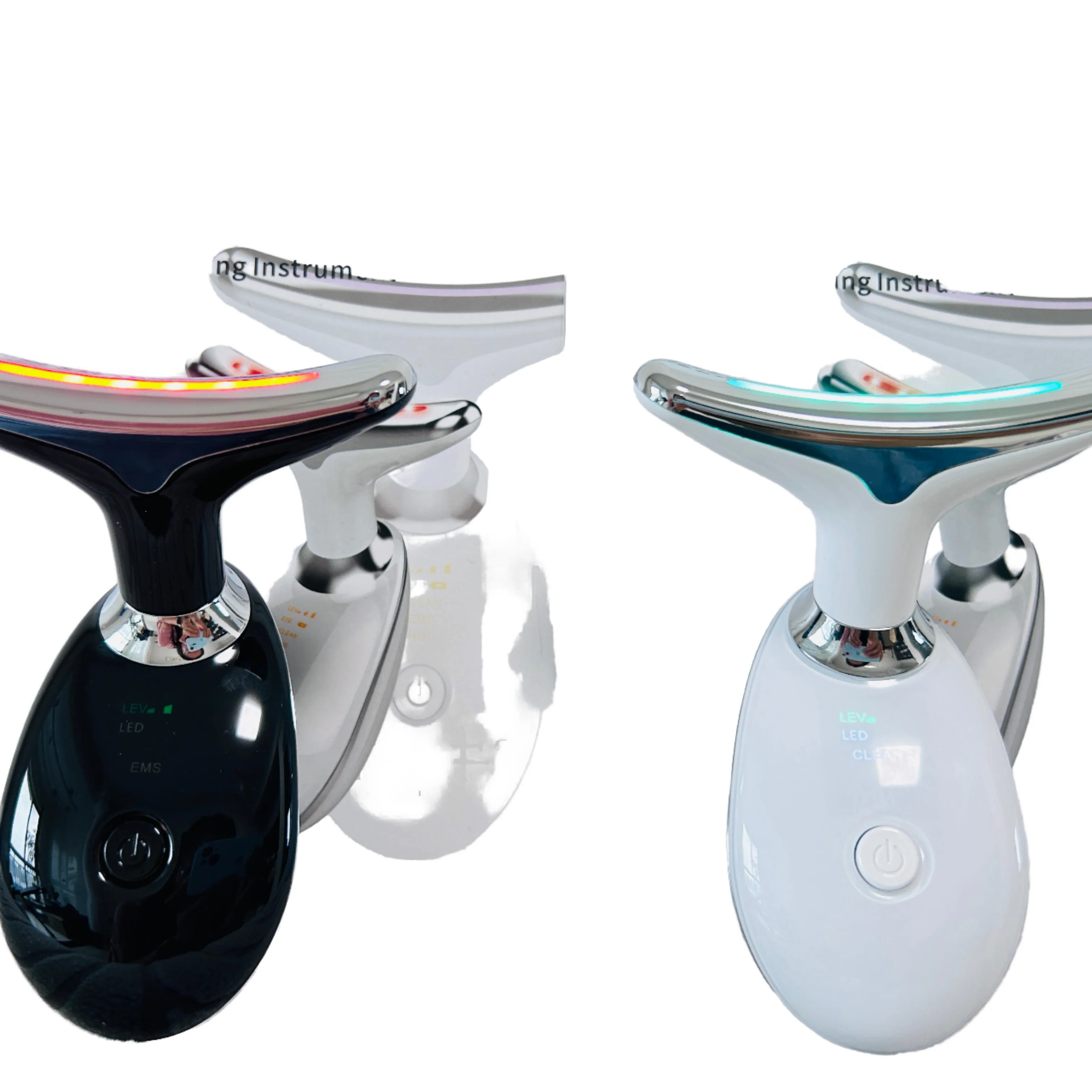 เครื่องนวดหน้าความถี่สูงสำหรับใช้ในบ้าน ชาร์จผ่าน USB สำหรับผิวหน้าและลำคอ ช่วยฟื้นฟูผิว ผลิตจากโรงงาน ABS ขายส่ง