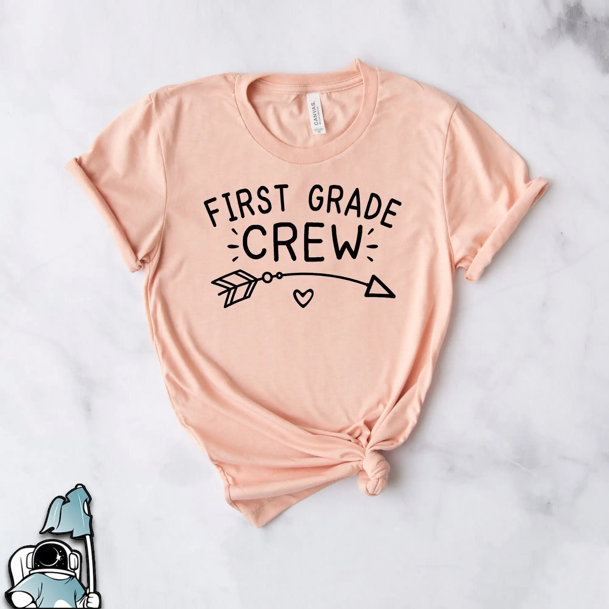 First Grade T Shirt Teacher s Crew 1st School Appreciation