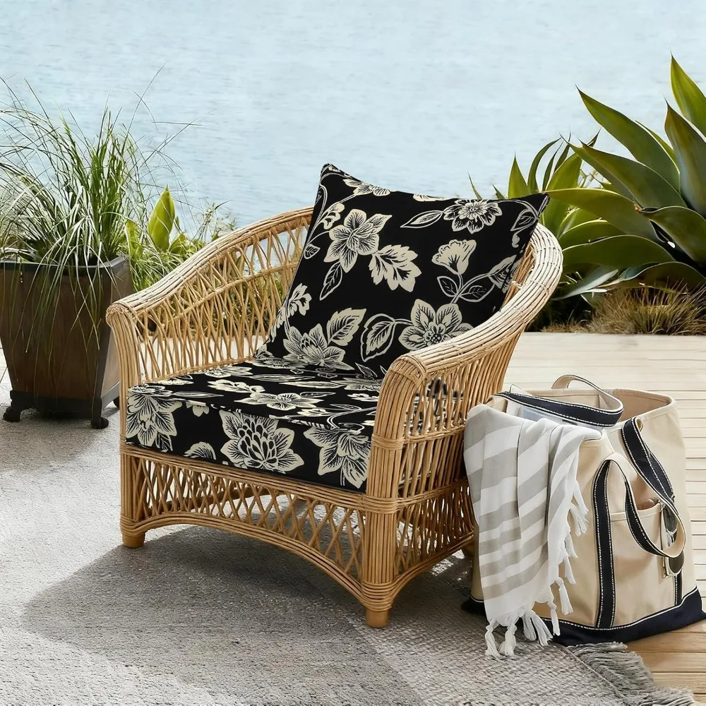 Outdoor Deep Seat Cushion Set, 22