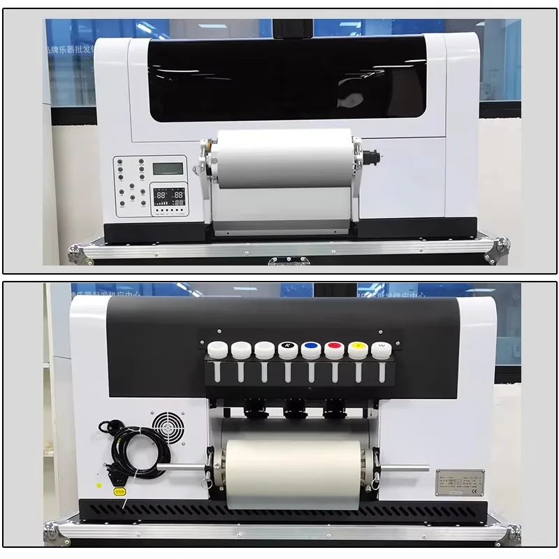 Customized Roll To Roll Uv Dtf Printer Cup Mugs Sticker AB Film Printers Inkjet Varnish Uv Dtf Printer With Laminator