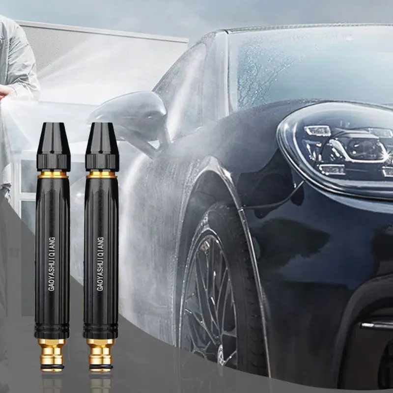 

Car Wash Water Sprayer High Pressure Water Tool Handheld Garden Hose Sprinkler Metal Water Nozzle Anti-Rust Garden