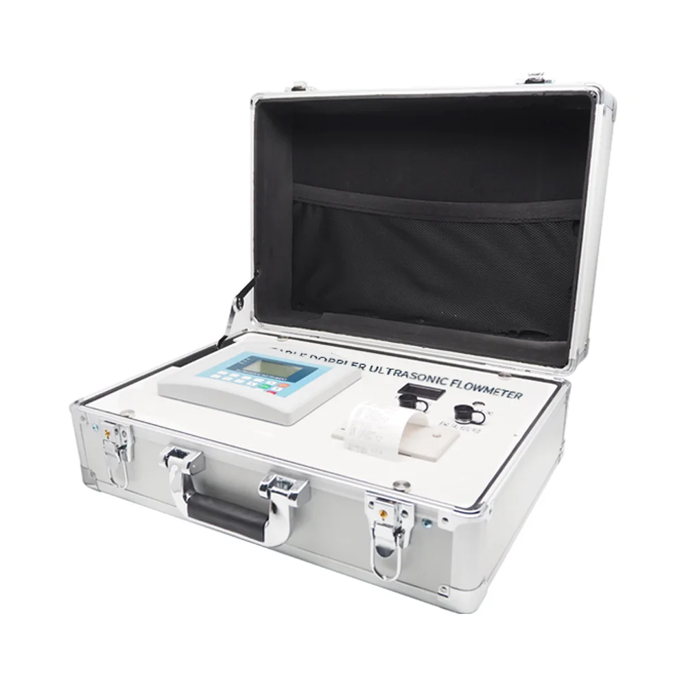 Portable Doppler Ultrasonic Flow Meter