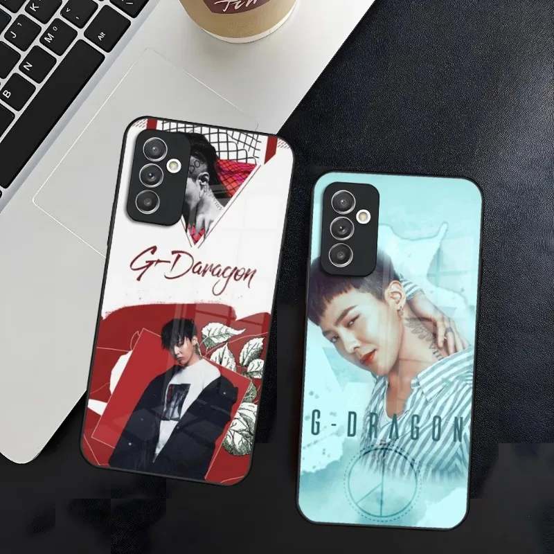 G-Dragon Phone Case For Samsung S30 S21 S20 S23 S22 Fe S10 E S9 Note 20 10 Pro Ultra Plus 5G Glass