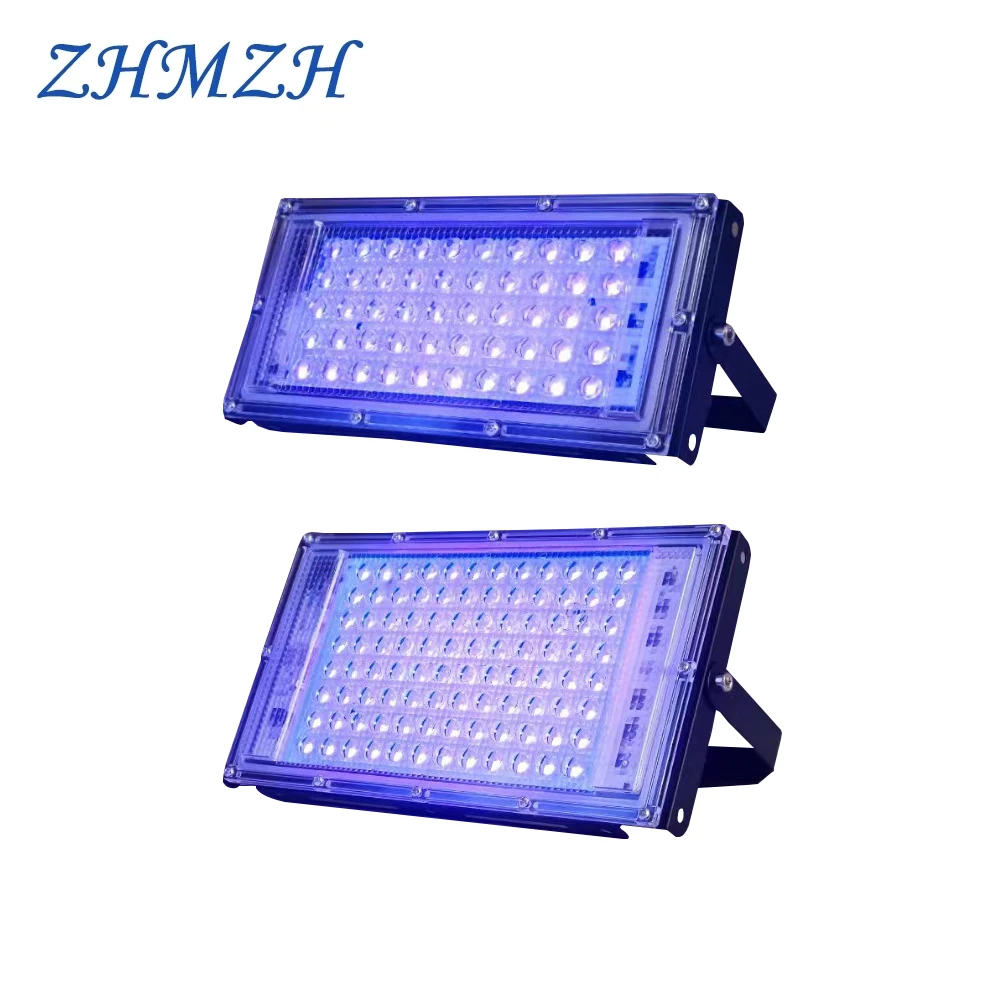 LED UV światło utwardzające żelowy 395nm 220V 110V LED reflektor punktowy SMD2835 50W 100W 200W 300W światło ciemna noc do ekranu telefonu samochodu