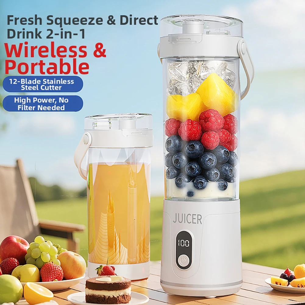 Portable Blender 600ML Electri - огляд і ціна Portable Blender Usb Rechargeable