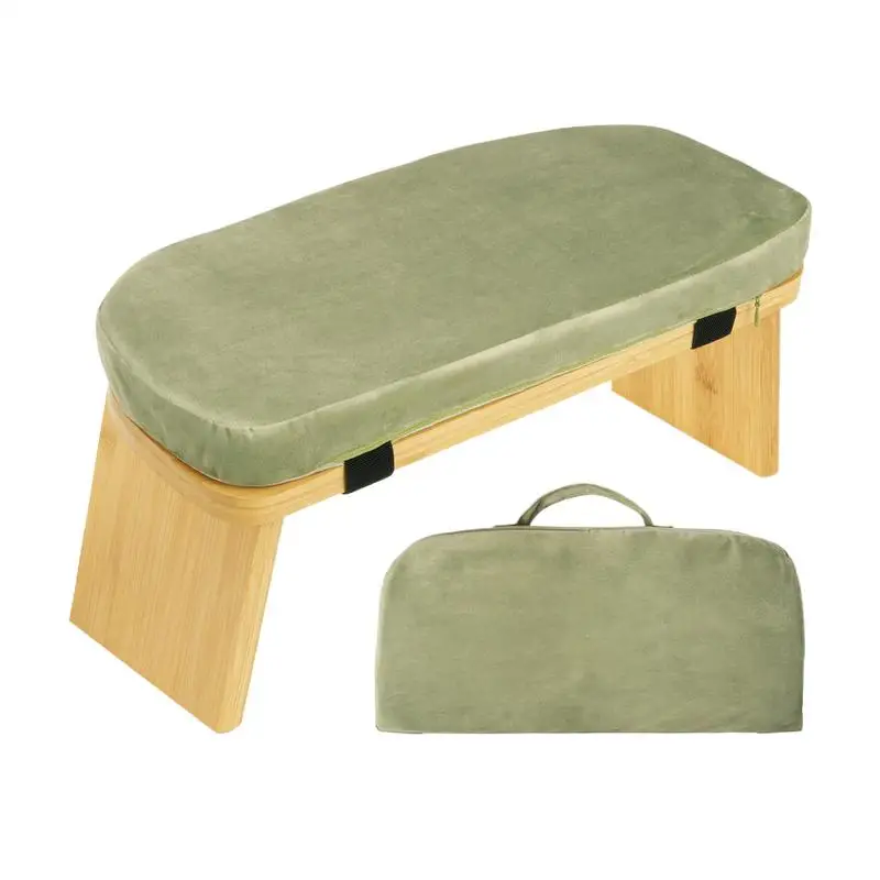 Meditation Bench Ergonomic Meditation Stool Prayer Bench With Cushion Ergonomic Kneeling Chair Comfortable Prayer Seat For