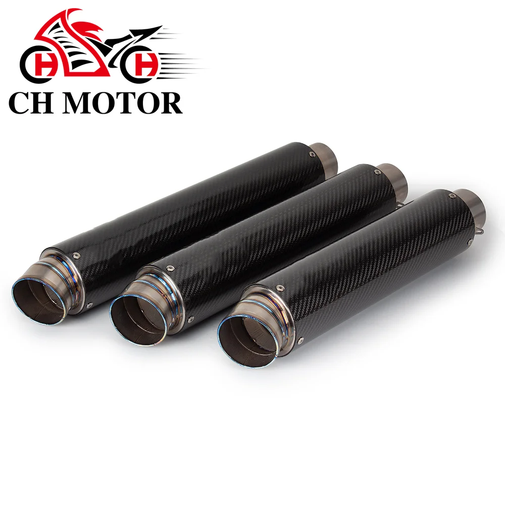 

Universal Motorcycle Exhaust Tail Pipe Muffler with DB Killer For ADV Scooter F850GS R15 GSXR150 NVX155 zx10r High Quality