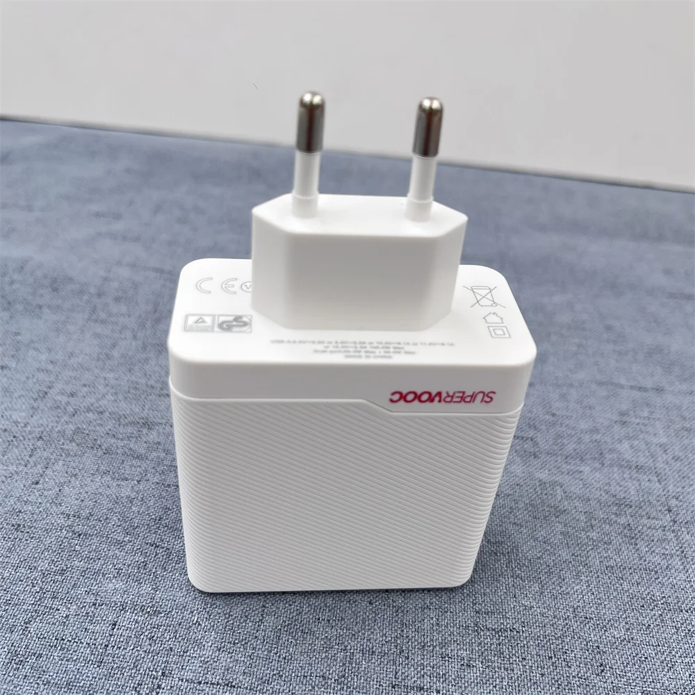 Oneplus 13 12 11 Pro 100W SuperVOOC Fast EU Charger USB A/C PD Power Adapter USB Type C Cable For 1+ 13r 12r Ace 3 5 Pro Ace3V