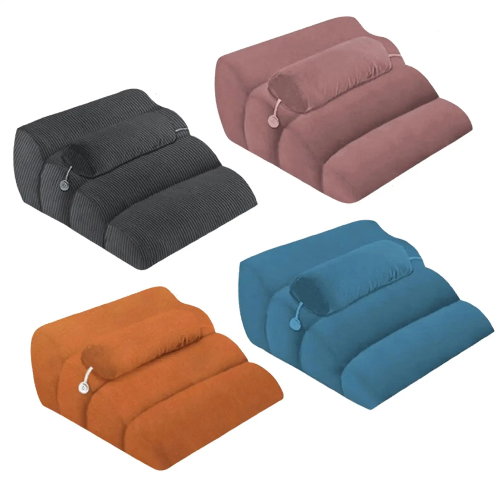 Face Down Pillow Leg Back Support Ergonomic Comfort Prone Pillow Headboard Wedge Pillow for Relaxing Reading Sofa Sleeping