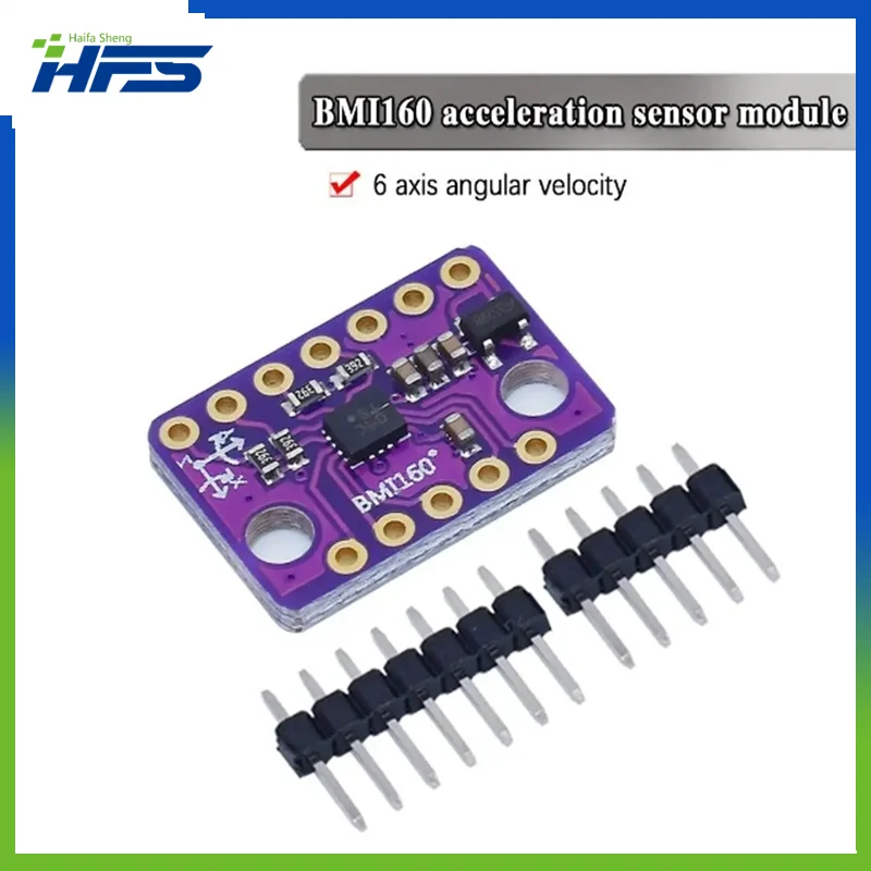 

BMI160 6DOF 6-axis Rate Gyro Gravity Accelerometer Sensor Module IIC I2C SPI Communication Protocol 3-5V