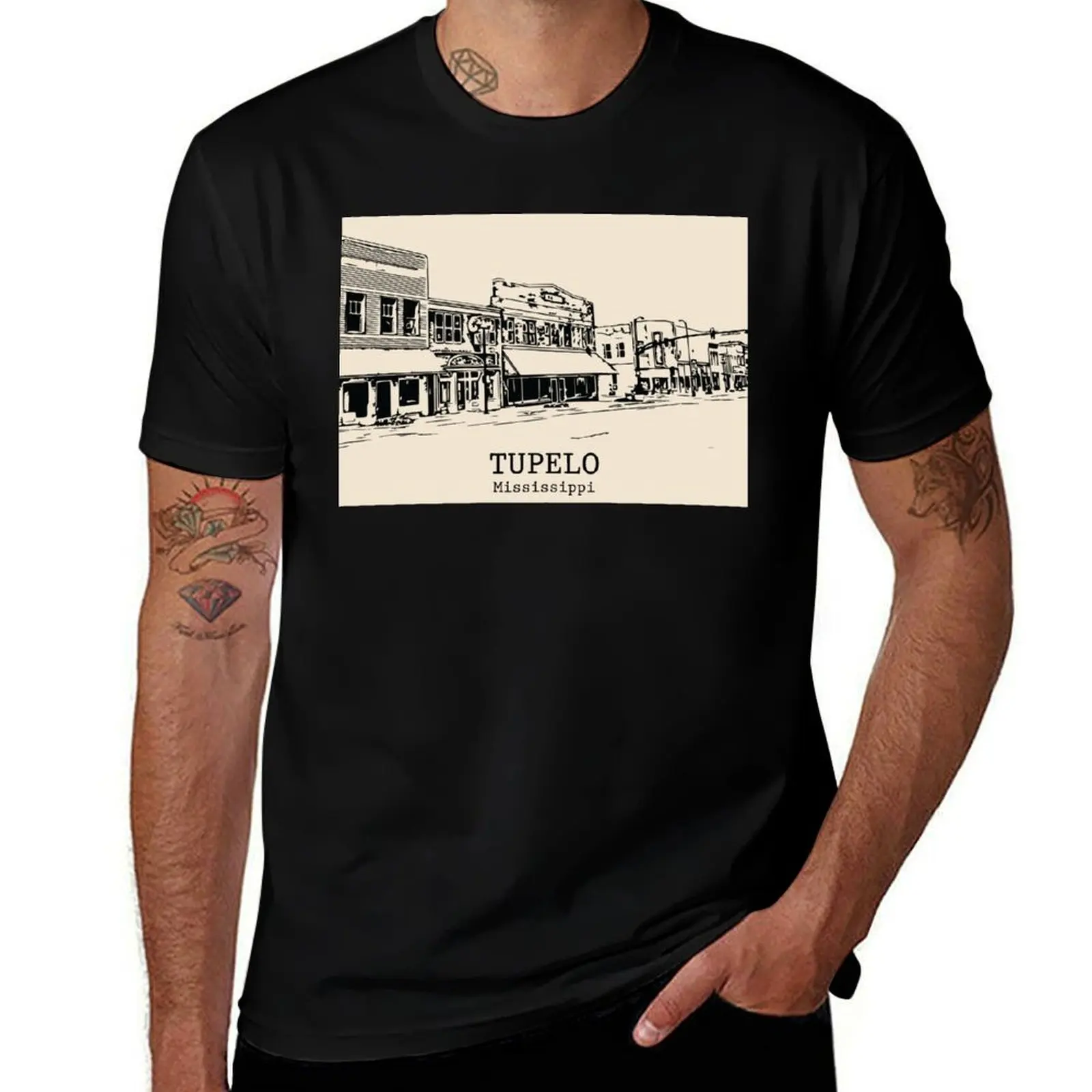 

Tupelo - Mississippi T-Shirt quick drying valentines clothes anime shirt luxury designer funny t shirts for men