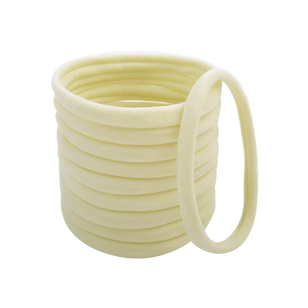 50-delige zachte rekbare doe-het-zelf nylon hoofdbanden haarbanden strikken doe-het-zelf accessoire voor pasgeboren babymeisjes