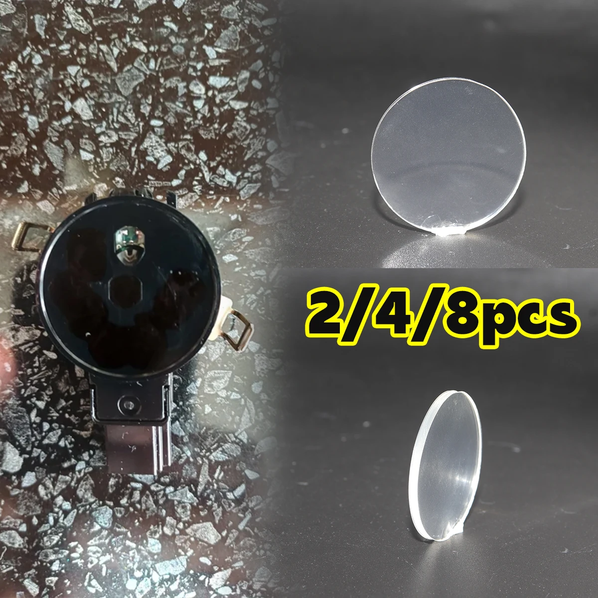 

For VW Up Passat Alltrack Tiguan Golf Rain Light Sensor Gel Pad Adhesive Film Silicone Cushion Multi-Purpose Tape Chip Repair