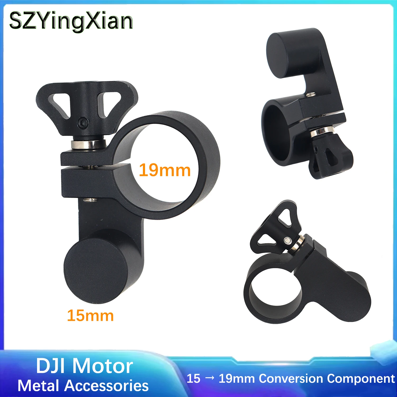 

DJI Focus Pro Motor Rod Mount Clamp 15mm Convert To 19mm Rail Fixing Bracket Quick Lock Adapter
