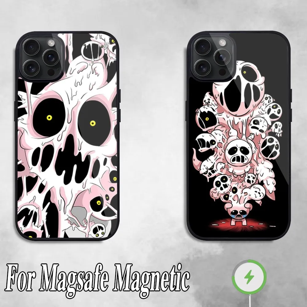 The Binding of Isaac Game Phone Case For iPhone 11 Mini 12 13 Max 14 Plus 15 Pro Magesafe Magnetic Shell