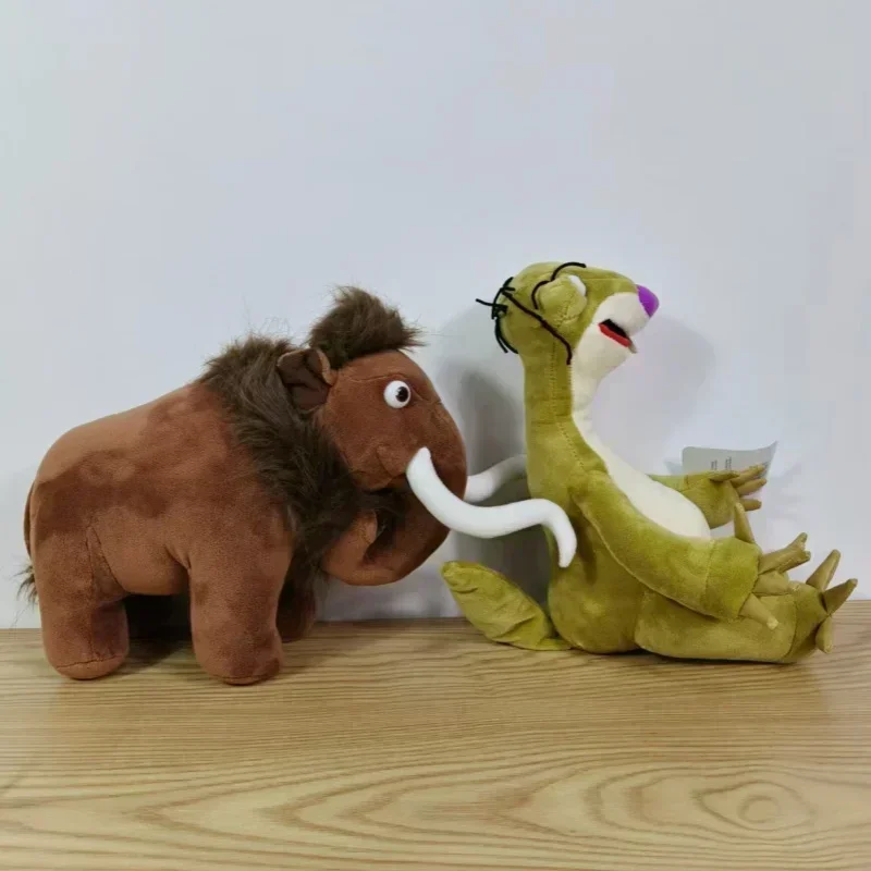 Ice Age-Oreiller en peluche en coton pour enfants, animal de dessin animé, mammouth, SLaura, paresseux, tigre à dents de sabre, jouet en coton, cadeaux d'anniversaire et de Noël