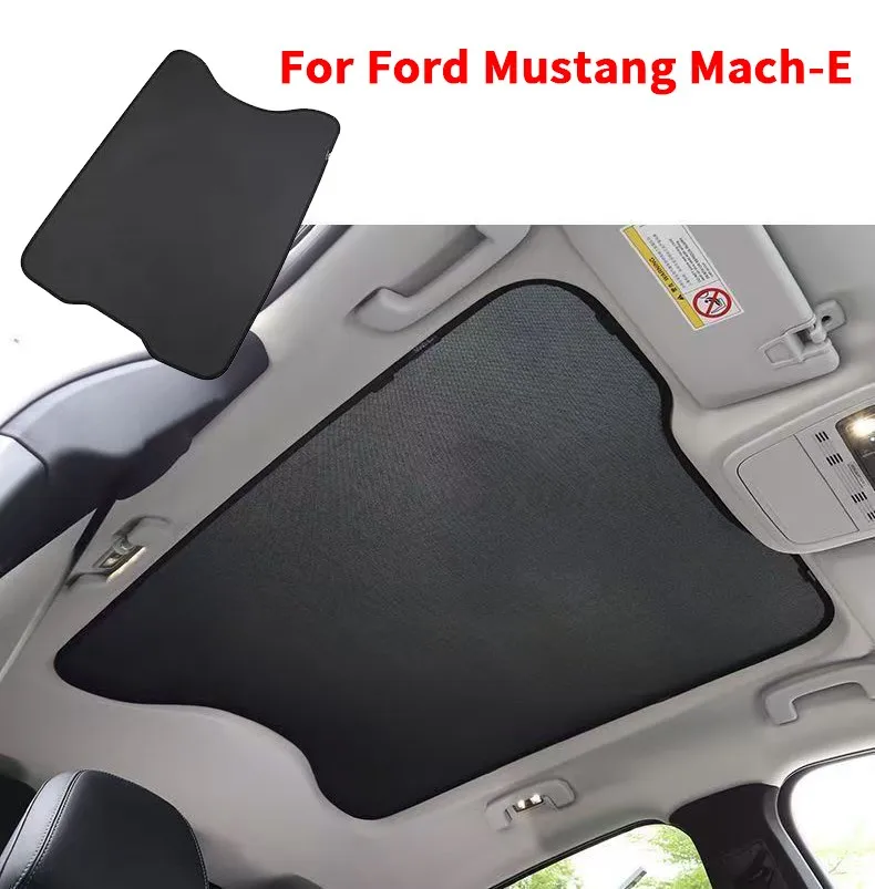 For Ford Mustang Mach-E Glass Roof Sunroof Sunshade Window Shade Heat Insulation Mesh Net
