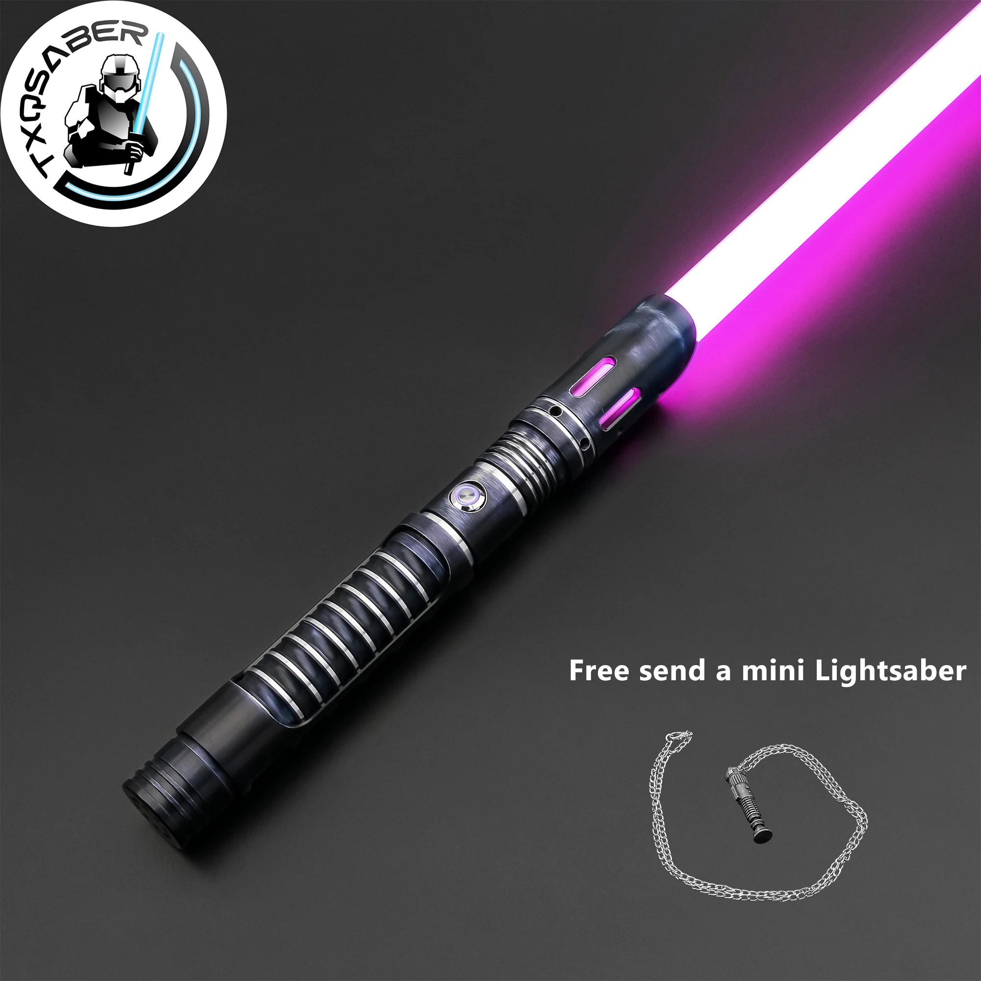 

TXQSABER Lightsaber E22 Pixel SDRGB Lightsword Smooth Swing FOC Blaster Heavy Dueling Jedi Metal Hilt Light Sword Toys for Adult