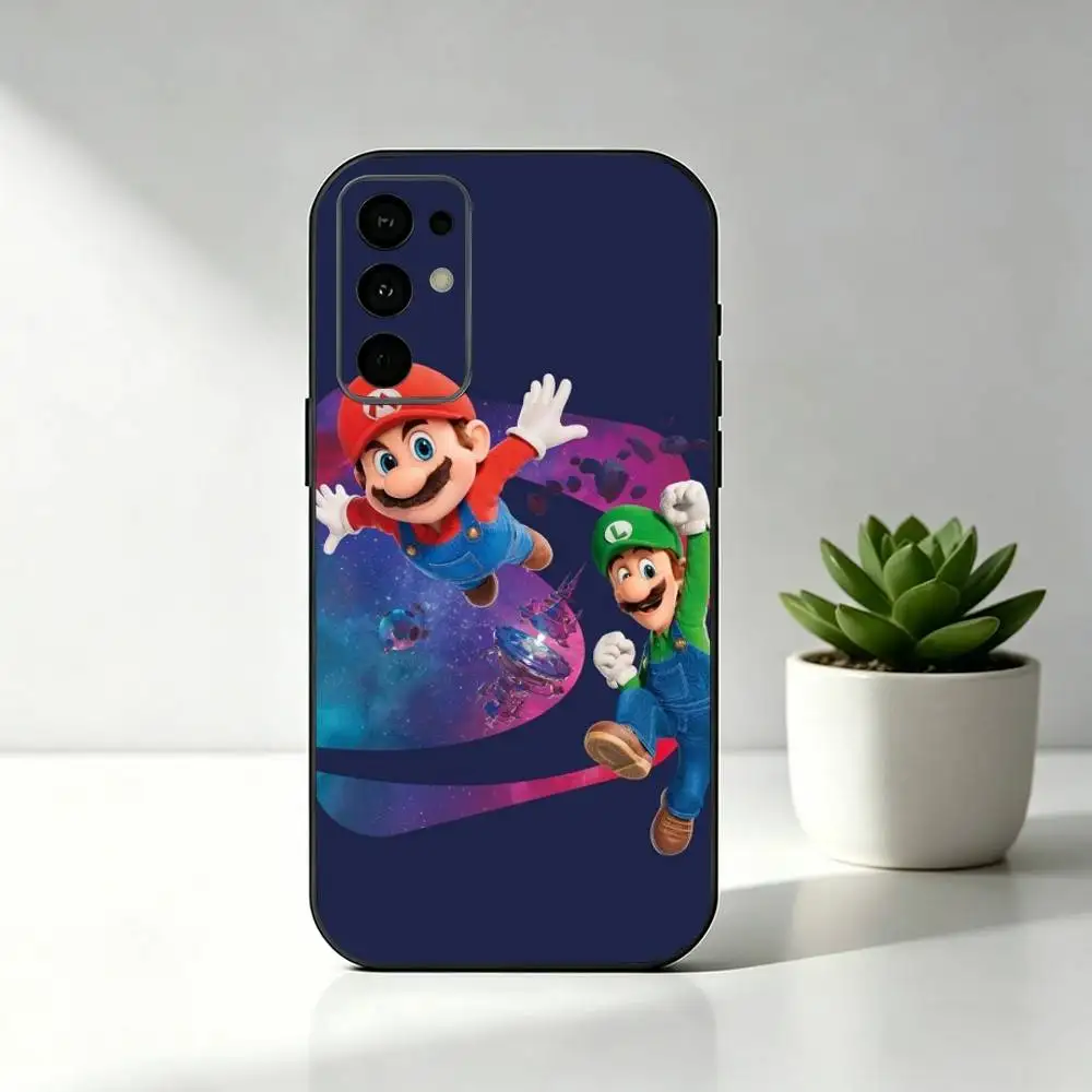 Games super m-mario Phone Case For Samsung S25,S24,S21,S22,S23,S30,Ultra,S20,Plus,Fe,Soft Silicone Black Cover view 6