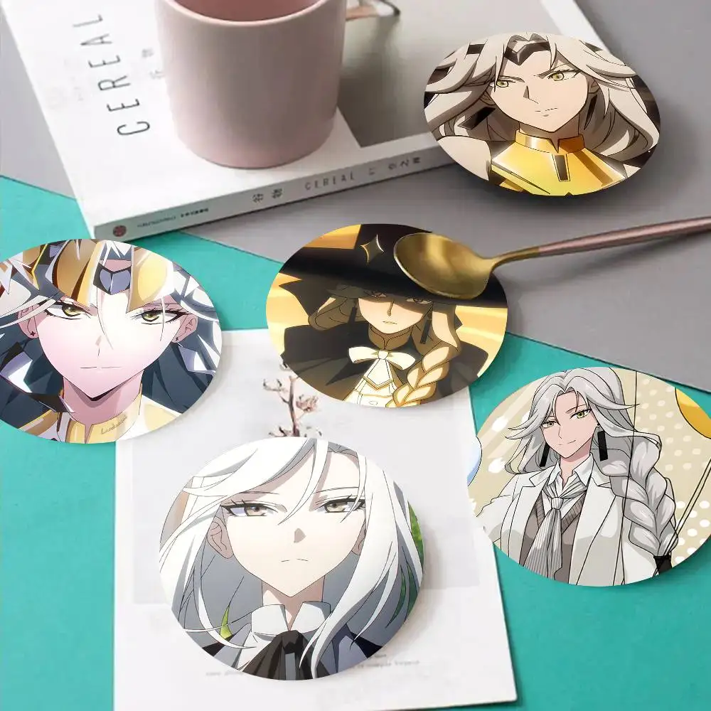 1pc Queen To Be Hero X Wooden Coaster Colour Printing Cup Mat Home Desk Decoration Gifts