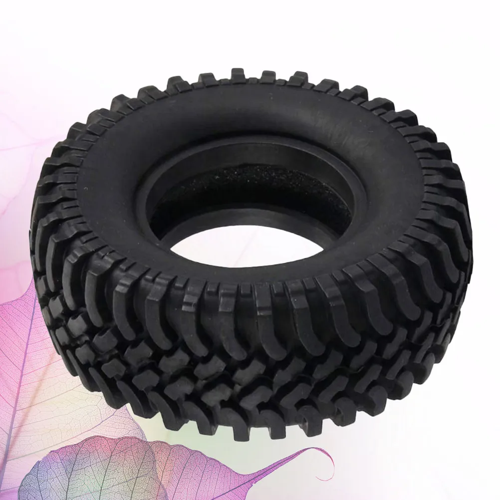 1Pcs Realistic Car Tires Premium Rubber for Off-Road 100Mm Adjustable Air Pressure Black Crawler Truck Tyres Car Tires