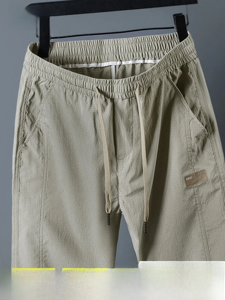 

Fashionable Straight Leg Casual Pants for Men Spring 2026 Slimming Everyday Versatile Comfortable Polyester And Nylon Blend