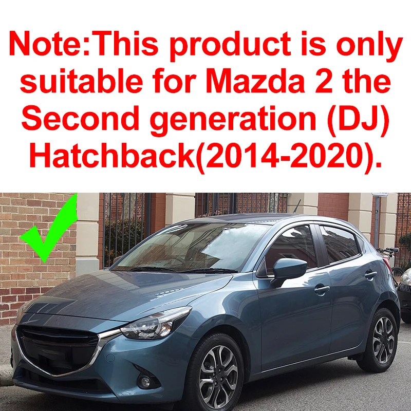 

Для Mazda 2 DJ 2015 2014-2020 хэтчбек Demio: Сетчатая шторка-сетка на люк для защиты от солнца, автоаксессуары
