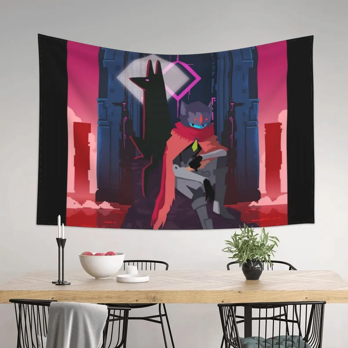 

The Jackal and The Drifter Tapestry Wall Decoration Items Room Ornaments Room Aesthetic Decor Tapestry