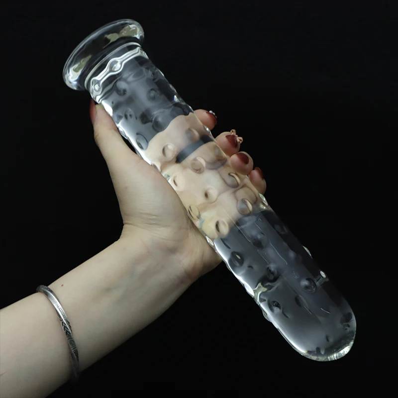 Glass Dildo Fake Penis Anal Plug Masturbator Flirting Supplies Intimacy Toys Anal Dilation Massager Sex Toys For Men Women 18