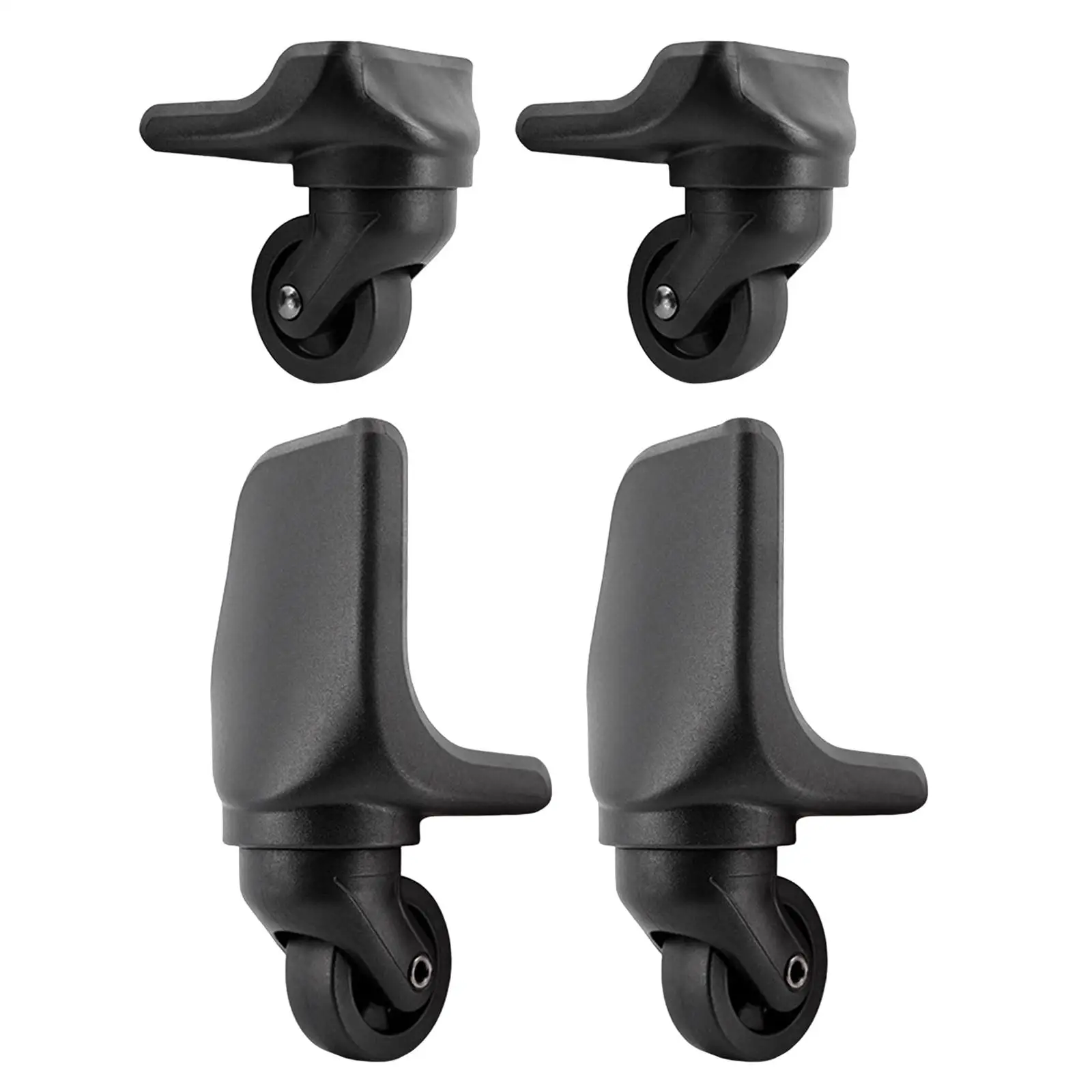 360도 회전 교체용 여행 가방 바퀴 4개 세트 내구성 있는 여행 가방용 회전 캐스터