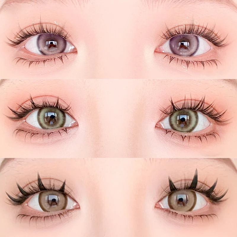 Ciglia autoadesive Ciglia a grappolo Senza colla Ciglia individuali Cluster per ciglia morbide e alla moda Ciglia autoadesive riutilizzabili